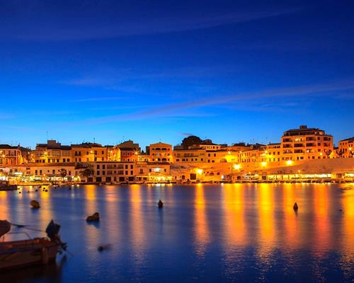 Cales Fonts during sunet